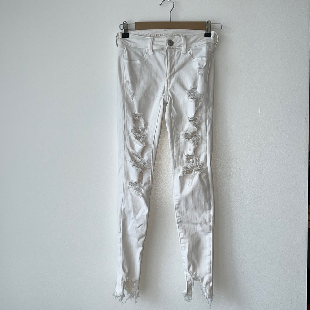 American eagle white pants